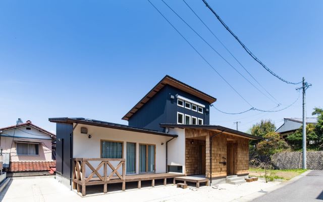 楽園住宅の外観施工事例